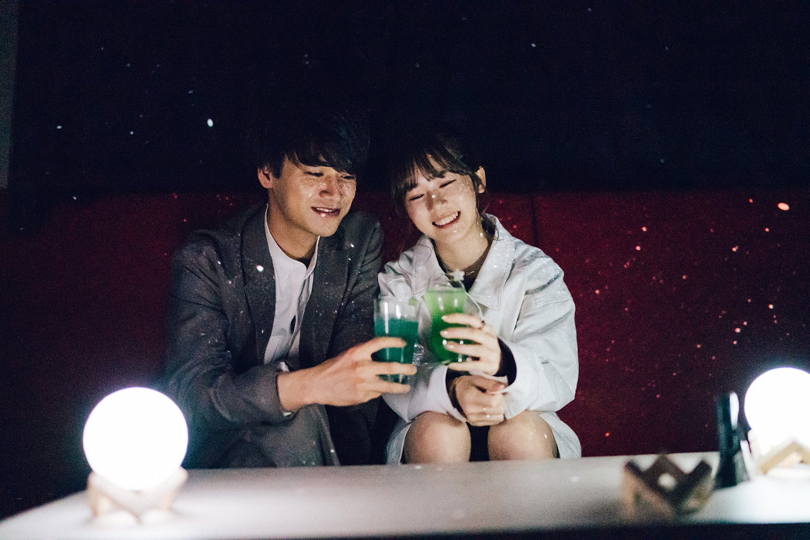 井上想良、川口葵（C）AbemaTV, Inc.