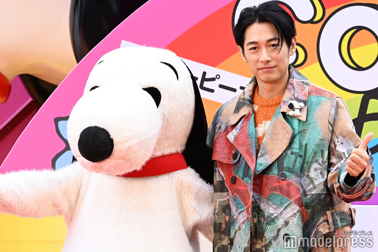 スヌーピー、ディーン・フジオカ （C）モデルプレス