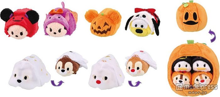 ディズニーツムツム、ハロウィン仕様になって登場 プリンセスのプチ仮装アイテムも(C)Disney
