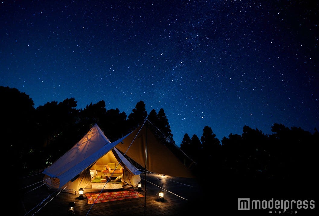森と星空の新グランピング施設がロマンティック 国内最大級のジップラインも登場