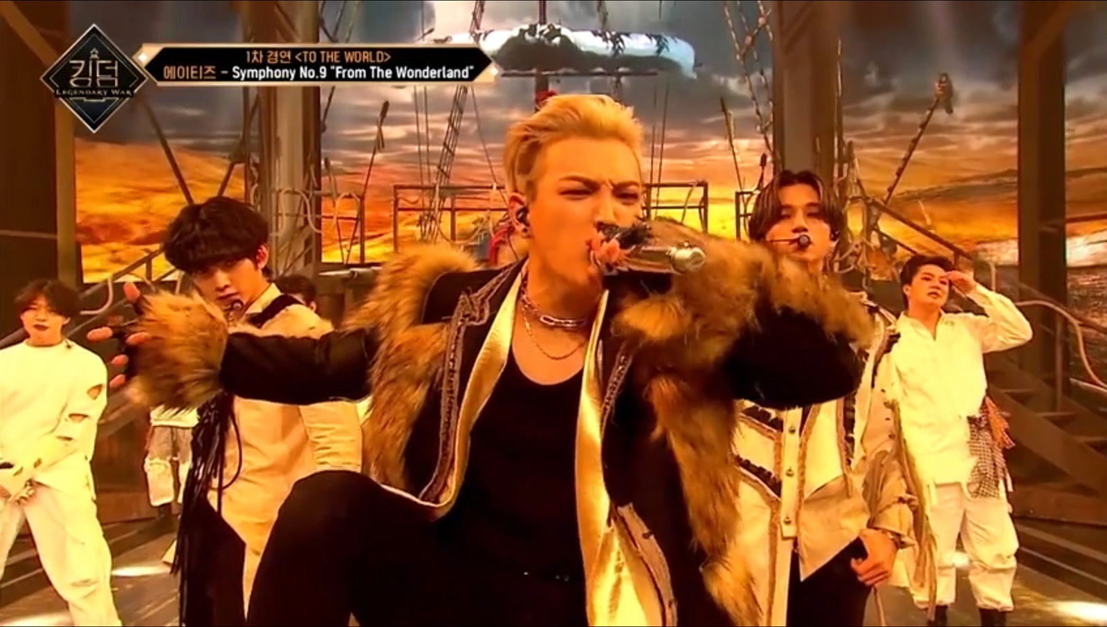 ATEEZ「KINGDOM：LEGENDARY WAR」3話より（C）AbemaTV, Inc.