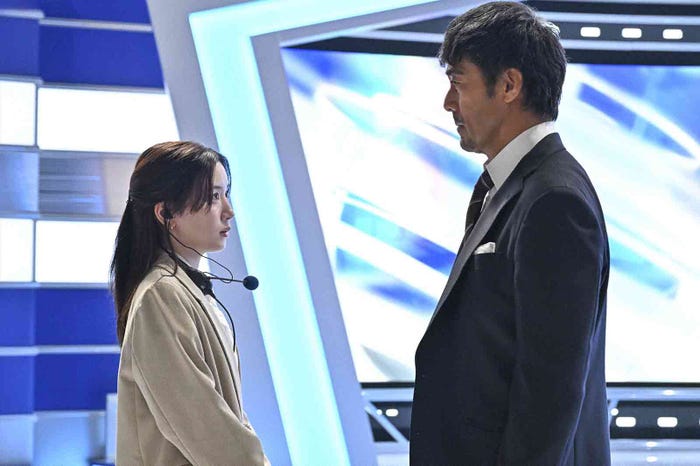 永野芽郁、阿部寛「キャスター」第6話(C)TBS