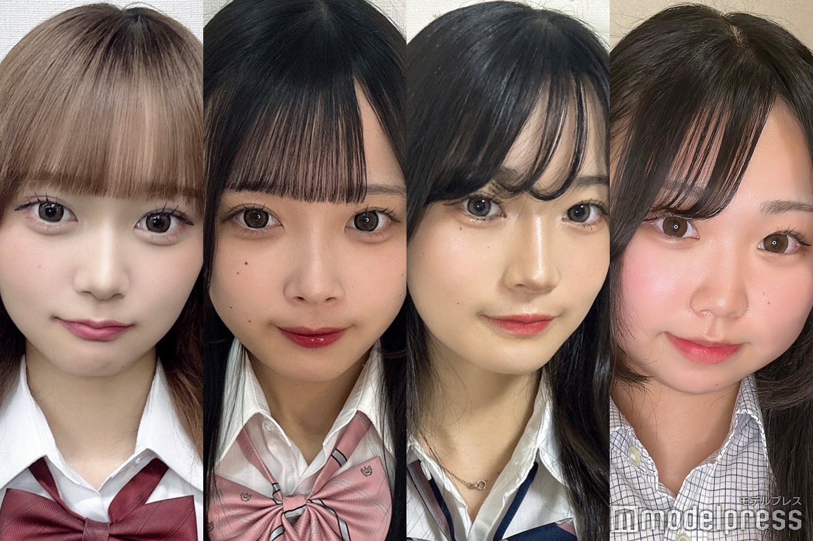 「女子高生ミスコン2024」中国・四国エリア暫定上位4人