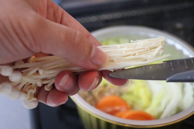 メモリ　食材　測る