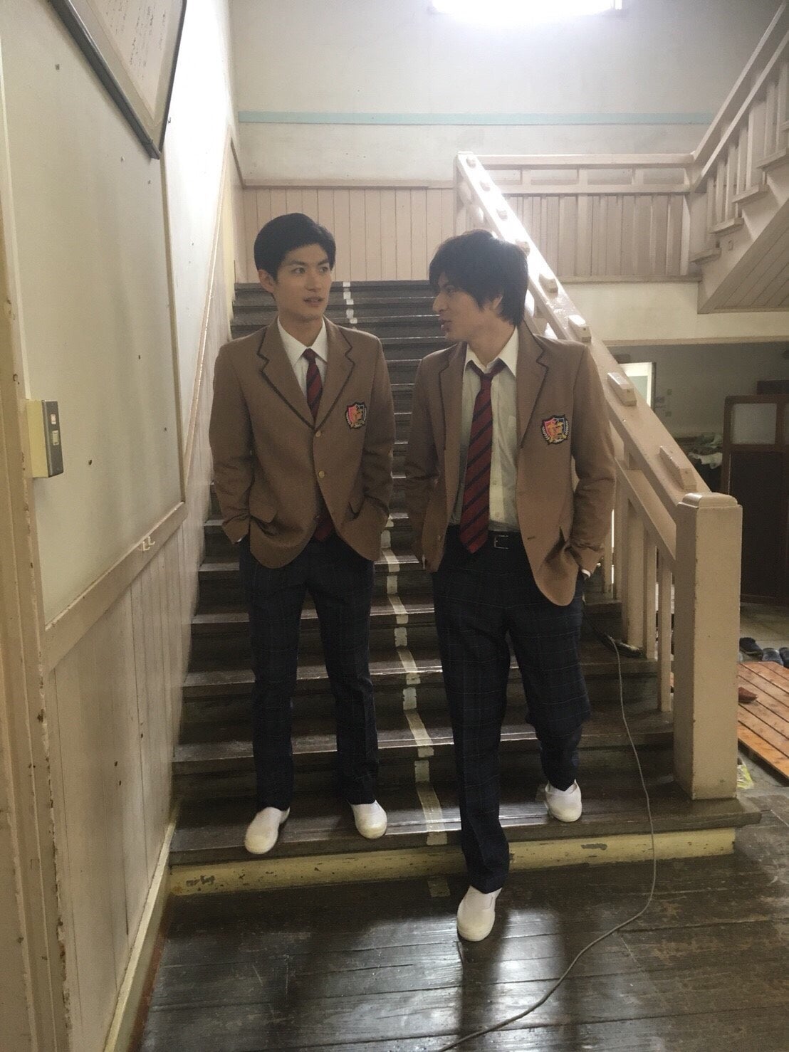 青春の1ページのような三浦春馬（左）と城田優（C）テレビ朝日