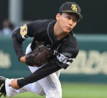 ソフトバンク快勝ターン 前田悠が6回無失点で無傷の8連勝 打線は五回に正木の犠飛、周東の2点三塁打で一挙3点