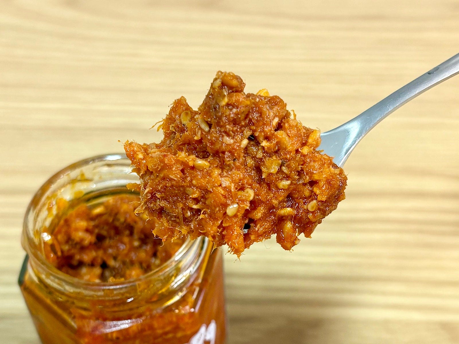 ガーリックが効いた、鮭フレークがぎっしり！