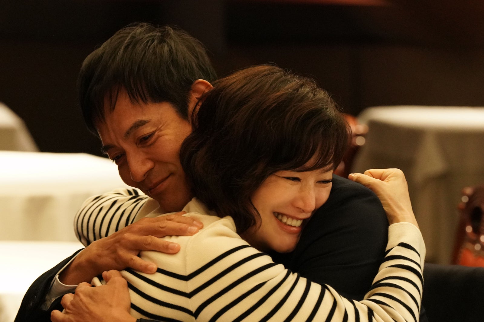 鈴木京香、沢村一樹「グランメゾン東京」（C）TBS