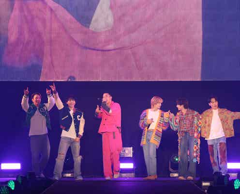 EXILE B HAPPY、体調不良で欠席の中島颯太を気遣う 会場へ呼びかけも「颯太にパワーを送ってください」【TGC 和歌山 2024】