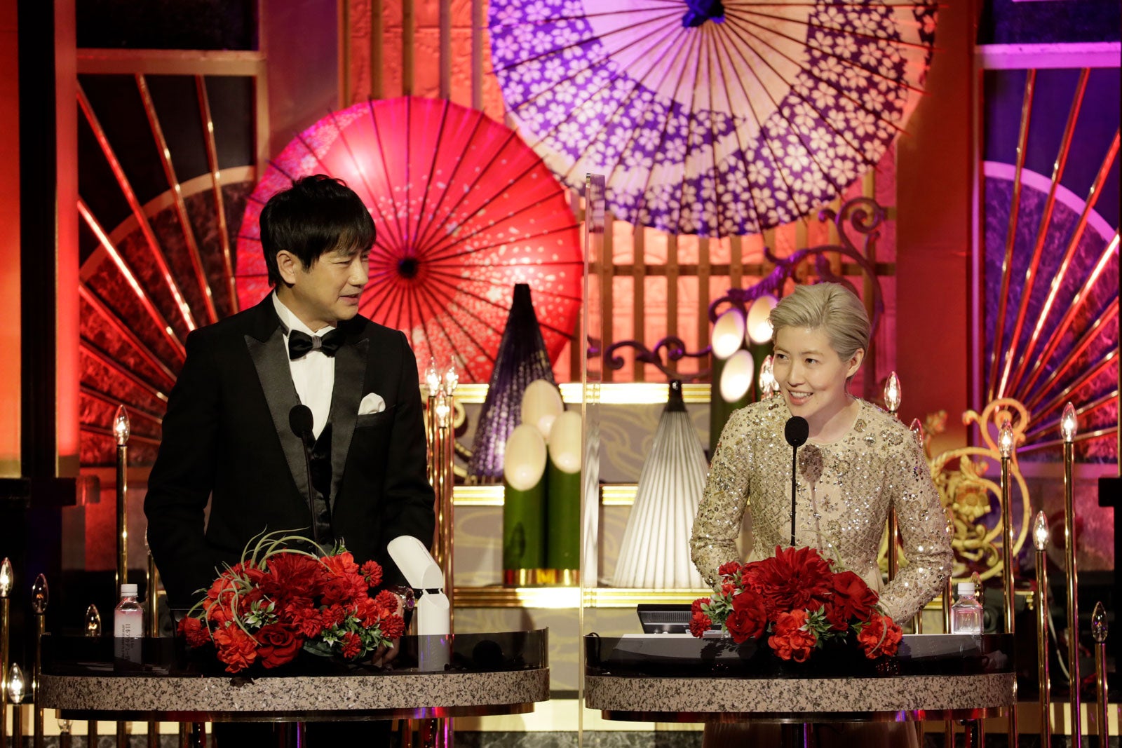 羽鳥慎一、シム・ウンギョン（C）日本アカデミー賞協会