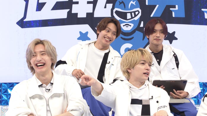 「なにわ男子の逆転男子」TELASA企画「視聴者から届いた企画を読んでみよう」(C)テレビ朝日