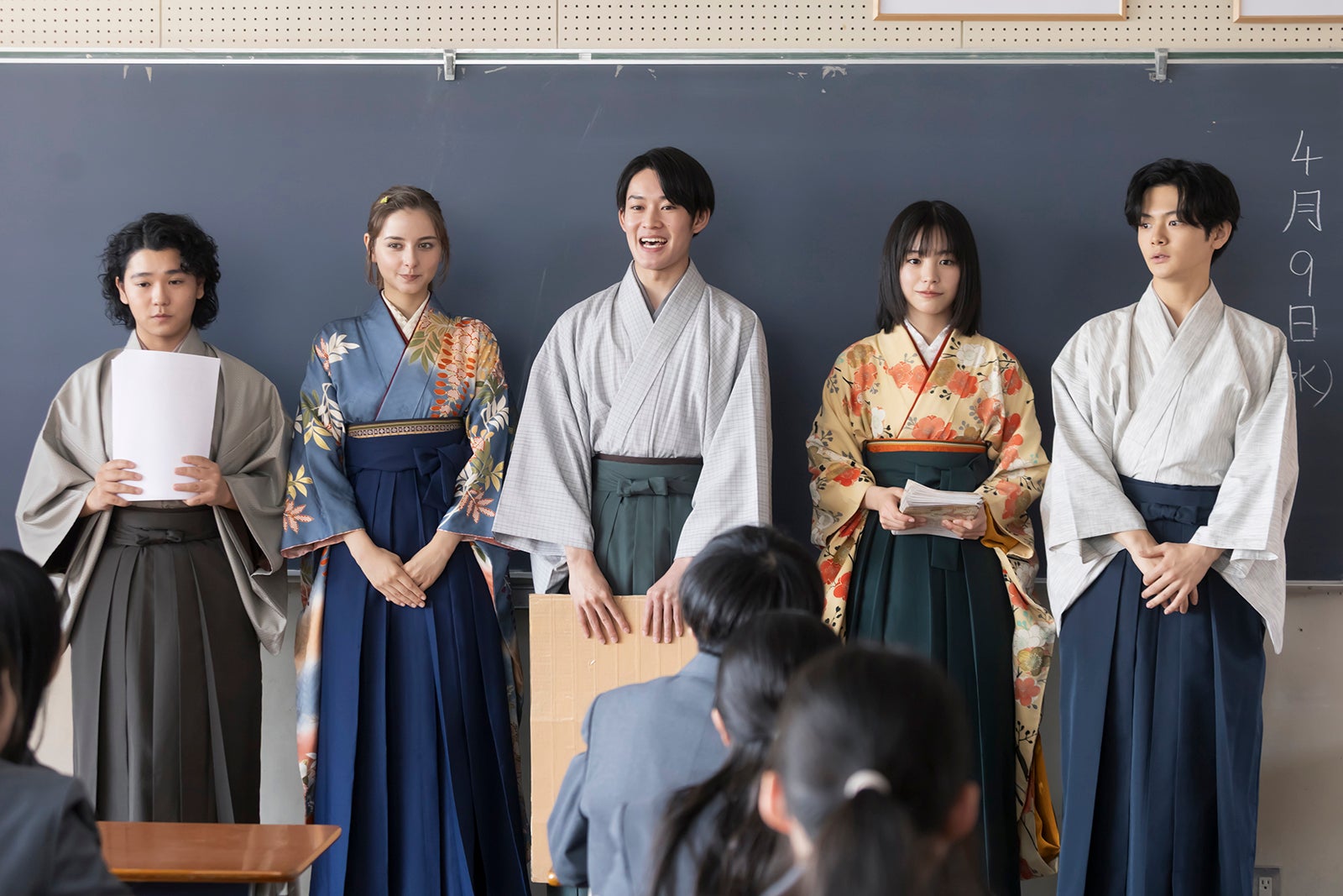 高村佳偉人、嵐莉菜、山時聡真、當真あみ、齋藤潤「ちはやふる−めぐり−」第6話（C）日本テレビ