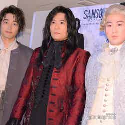 （左から）佐藤寛太、稲垣吾郎、大鶴佐助（C）モデルプレス
