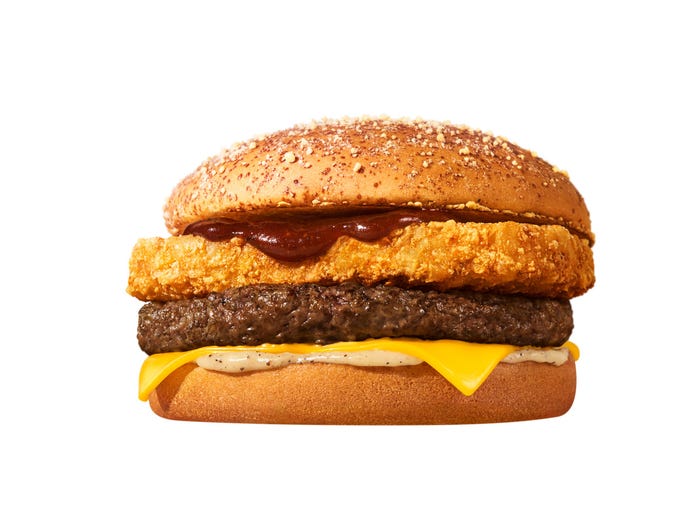 ザク切りポテト&肉厚ビーフ やみつきチーズペッパー(提供写真)