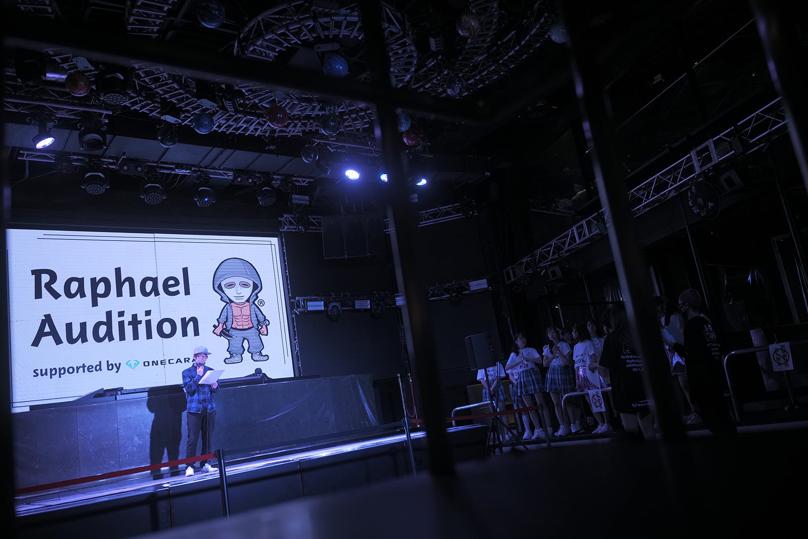 「ラファエルプロデュースアイドル」最終審査より（提供写真）