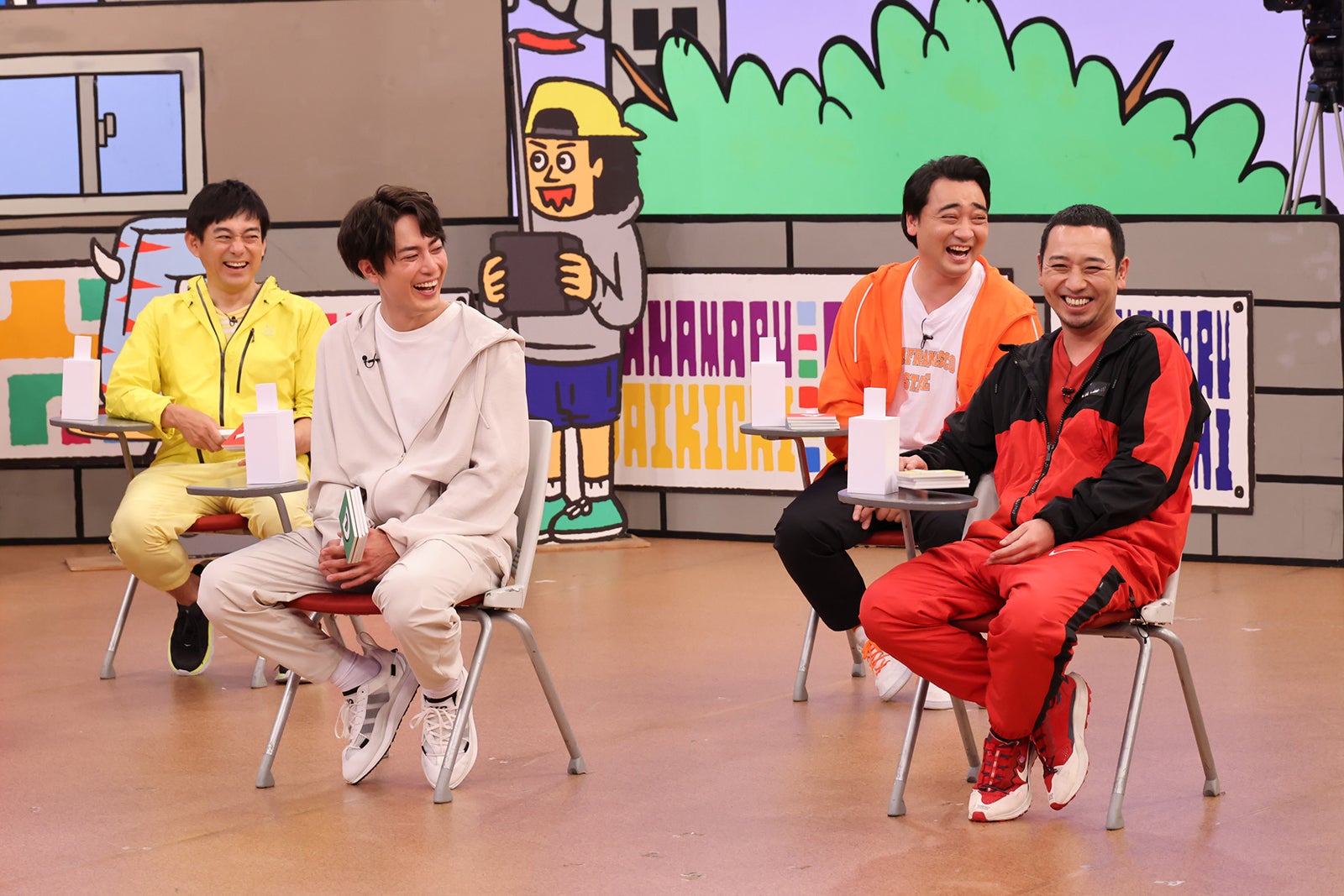 博多華丸、間宮祥太朗、斉藤慎二、大悟 （C）カンテレ