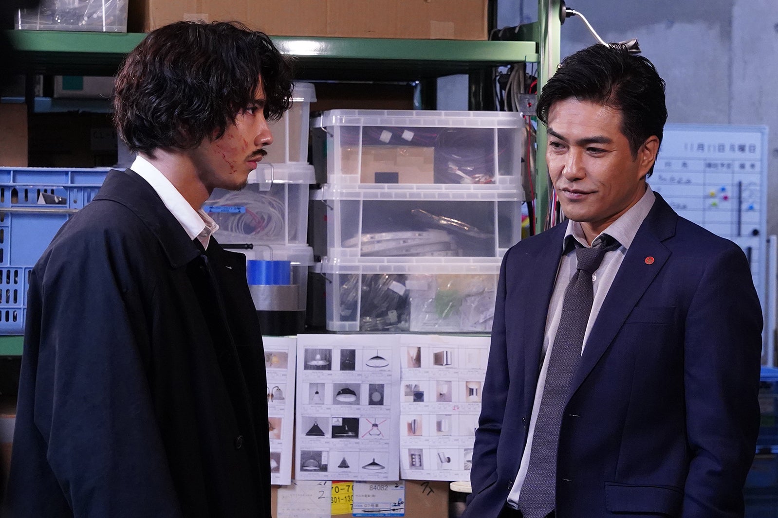 賀来賢人、北村一輝／「ニッポンノワール―刑事Yの反乱―」第7話より（C）日本テレビ