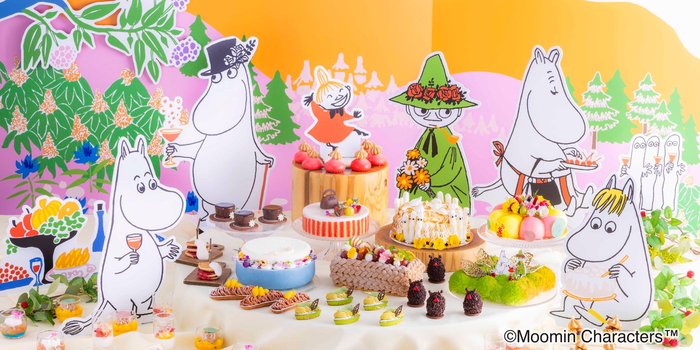 スイーツビュッフェ「ムーミン谷のティーパーティー」キービジュアル／提供画像
