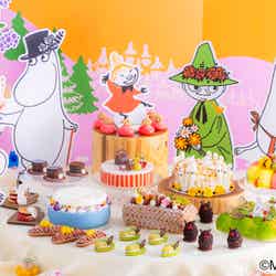 スイーツビュッフェ「ムーミン谷のティーパーティー」キービジュアル/提供画像