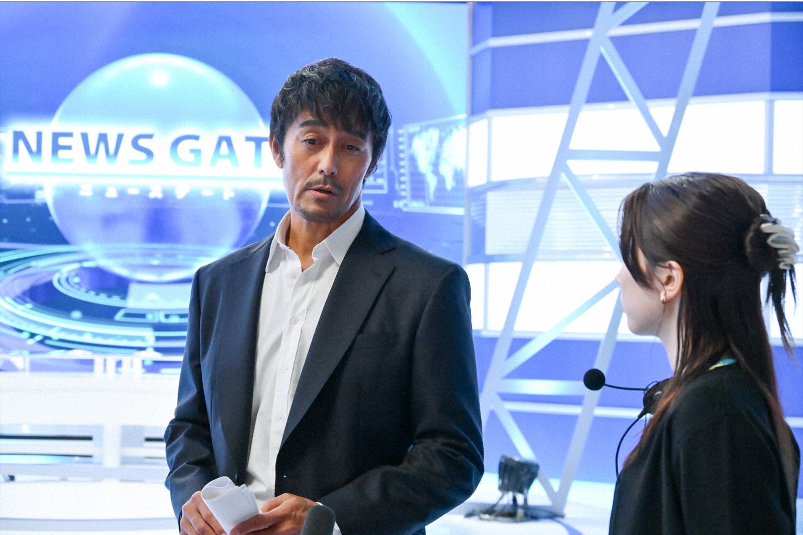 阿部寛「キャスター」第3話（C）TBS