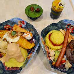 ルフィの肉肉プレート2,200円、ウソップの伝説のフィッシュプレート2,100円(C)モデルプレス