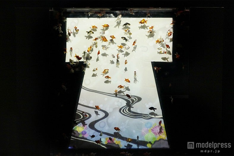 3Dプロジェクションマッピングを使用した「キモノリウム」