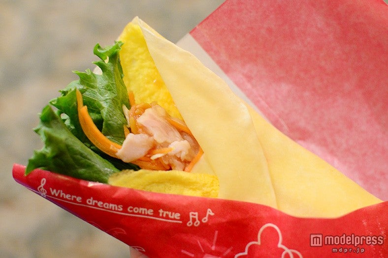 冷製チキンクレオールクレープ