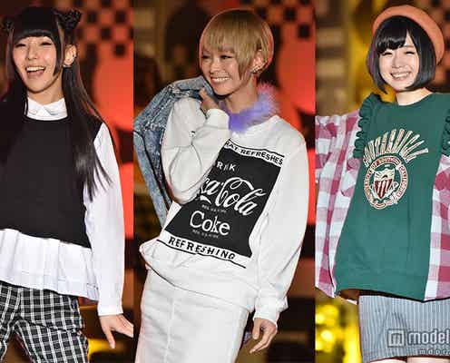 でんぱ組.inc、ランウェイに降臨「モデル気分を味わってみました」 ハイテンションなステージに歓声の嵐
