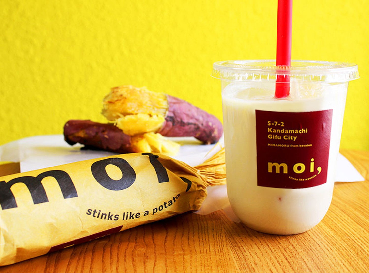 “飲むスイートポテト”「moi,ラテ」400円／画像提供：インパーソン