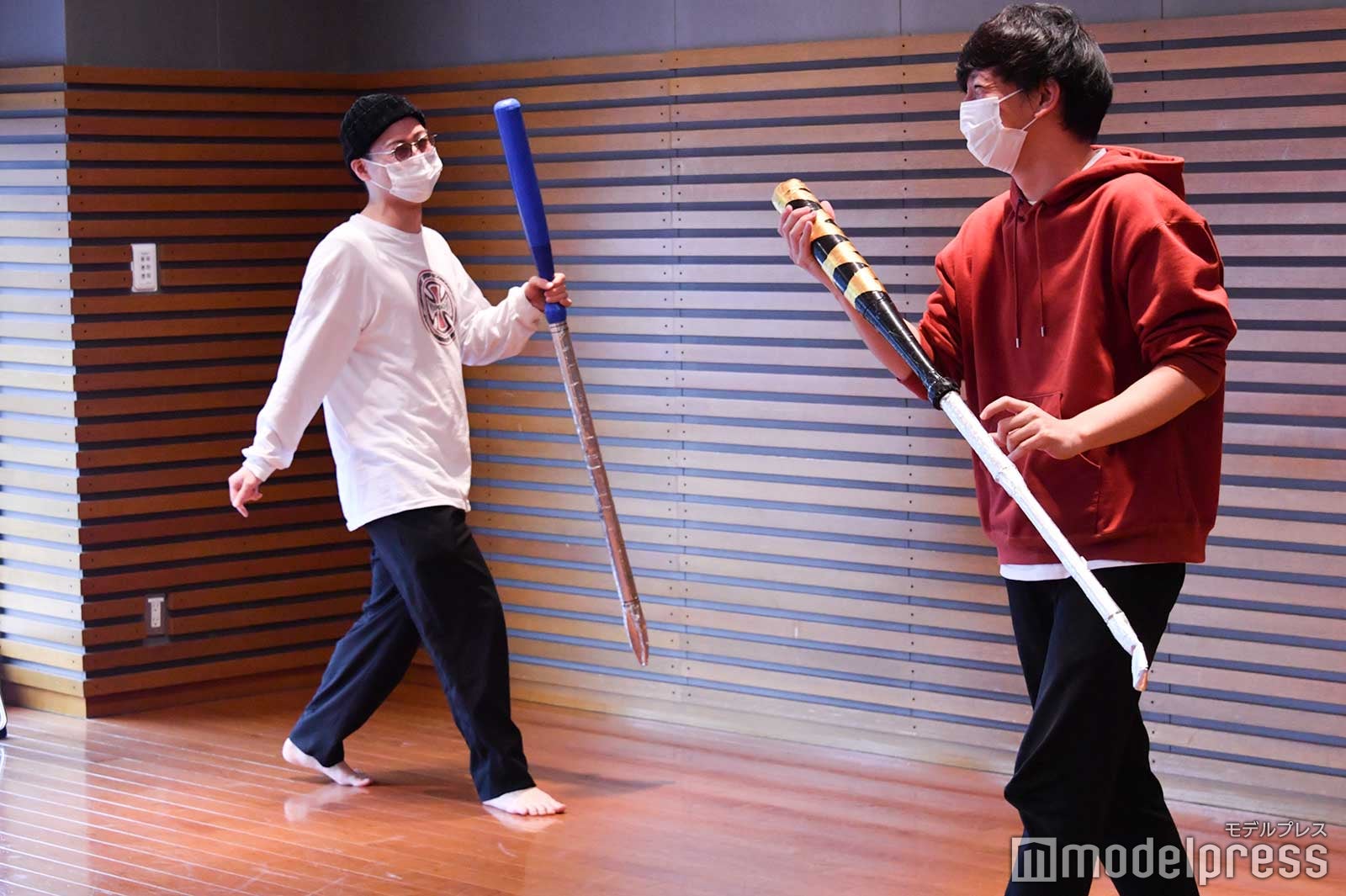 大津広次、向井慧／「KOUGU維新」ミュージカル稽古密着の様子（C）モデルプレス