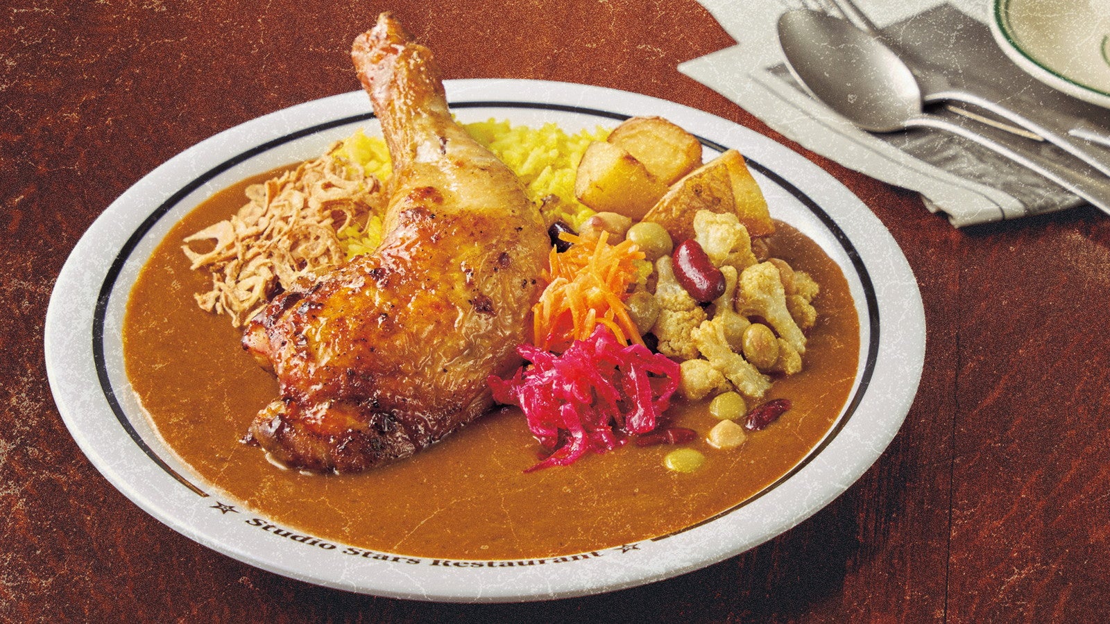 チキンレッグカレー・プレート／画像提供：ユニバーサル・スタジオ・ジャパン