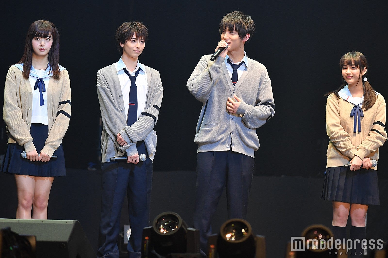 池田エライザ、高杉真宙、中川大志、平祐奈（C）モデルプレス