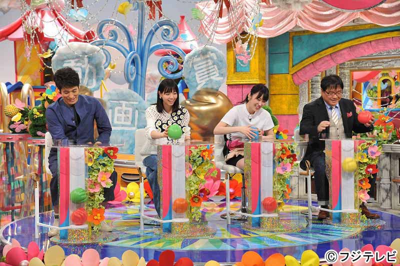 佐藤隆太、西野七瀬、高山一実、カンニング竹山／画像提供：フジテレビ