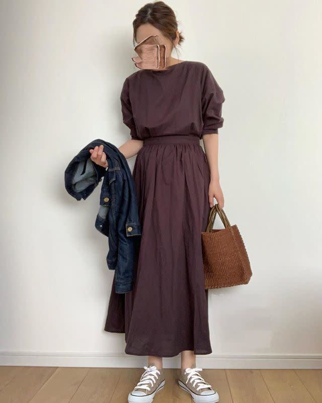 ゆるくないワンピースできれいめに 一枚でおしゃれな大人ワンピースコーデ11選 モデルプレス