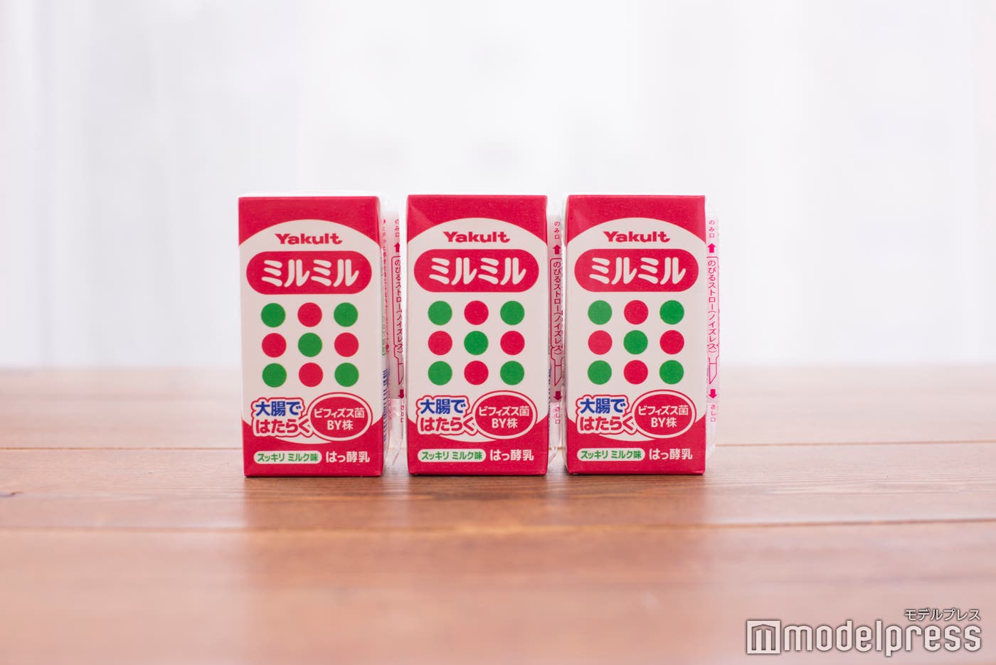 「ミルミル」はビフィズス菌 BY株が120億個以上!(C)モデルプレス