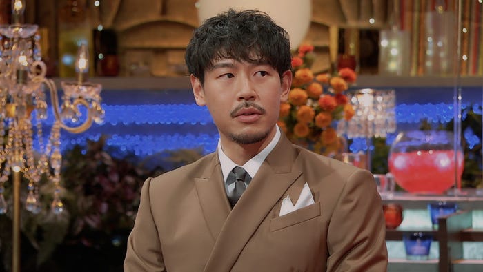 長谷川惠一「バチェラー・ジャパン」シーズン5エピソード8(C)2023 Warner Bros. International Television Production Limited