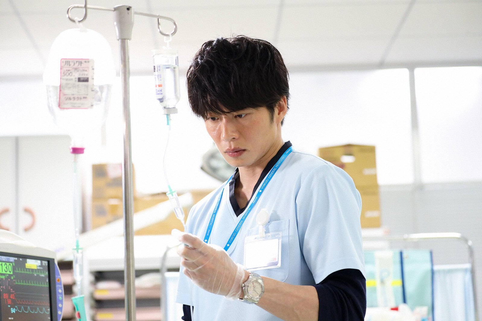 田中圭／「アンサング・シンデレラ 病院薬剤師の処方箋」第6話より（C）フジテレビ