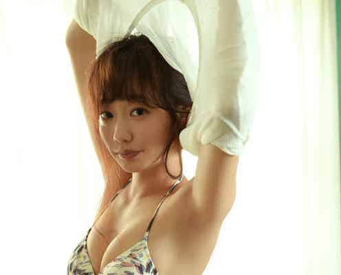 “名古屋の原石”岡田恋奈は「人間離れした抜群のスタイル」初水着で美ボディ披露