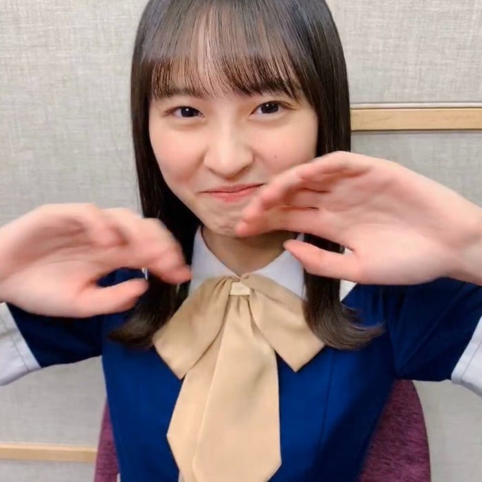 褒められて照れる遠藤さくら/提供写真