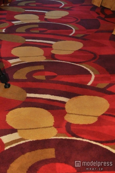 ミッキーマウスルームのカーペット