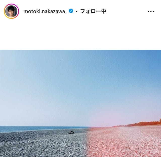 中沢元紀Instagramより