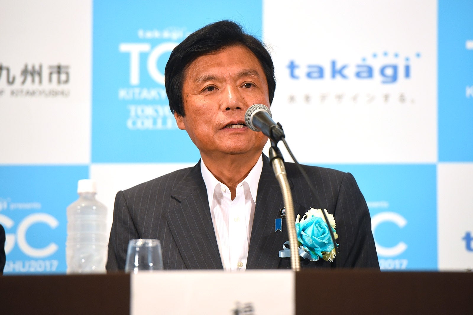 小川洋福岡県知事 （提供写真）