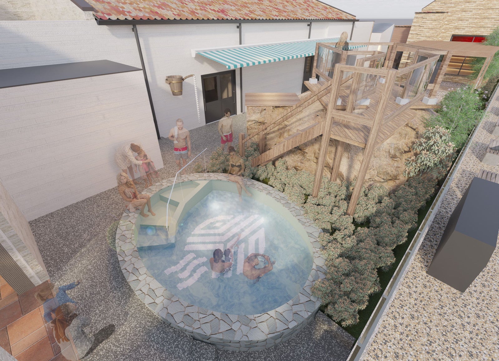 ユブネ サウナパーク（提供写真）