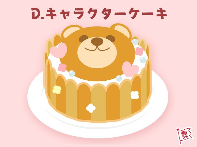 D：「キャラクターケーキ」を選んだあなた