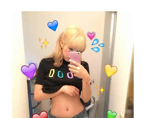 ダイエット中の紗蘭、美くびれ披露 食事内容明かす
