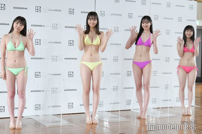 (左から)長澤聖愛、天野きき、辻優衣、竹内月音 (C)モデルプレス