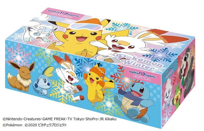 ポケモン ウィンタータワー 3,800円/画像提供:B-R サーティワン アイスクリーム