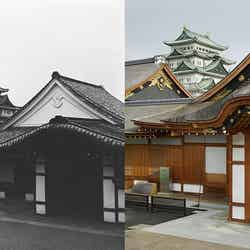 本丸御殿外観と天守閣(左奥)/画像提供:名古屋市観光文化交流局名古屋城総合事務所