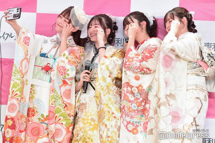 夢咲ももな、坂本瑞帆、高梨優佳、石川涼楓(C)モデルプレス