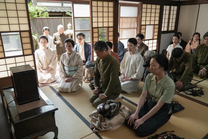 曽我廼家いろは、趣里、富田望生、陰山泰「ブギウギ」第67話(C)NHK